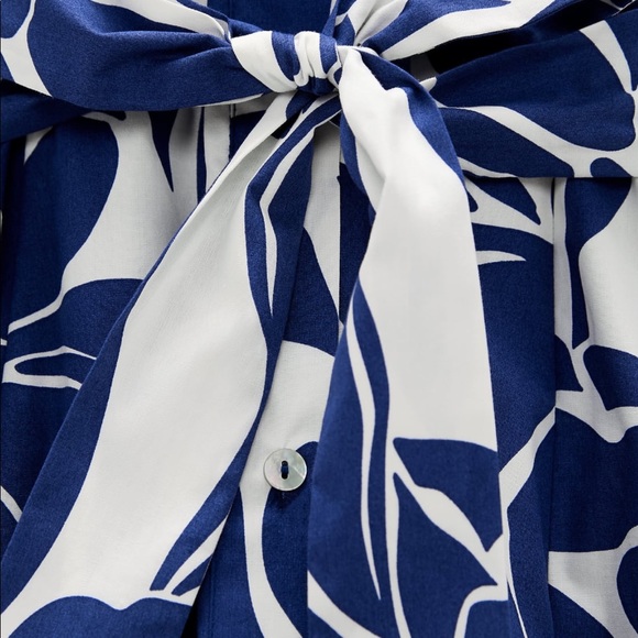 Zara printed shirt dress - Picture 6 of 7